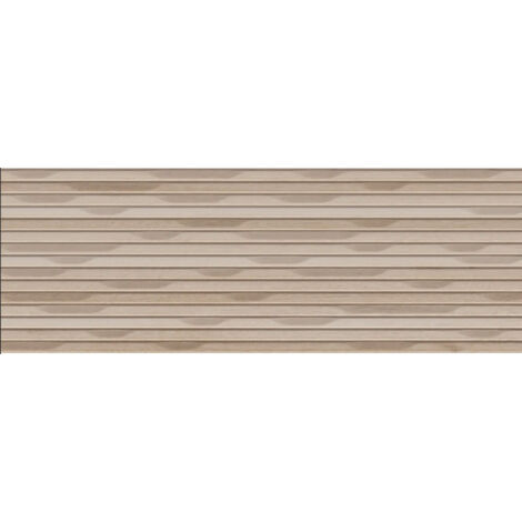 Carrelage mur faience effet bois à relief 40x120 cm WEWOOD CONCEPT CREMA (vendu par boite de 1,44m2)