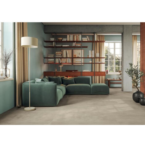 Carrelage extérieur antidérapant effet béton moderne 60x60 cm FACTOR DESERT GRIP (vendu par boite de 1,44m2) (1/3)