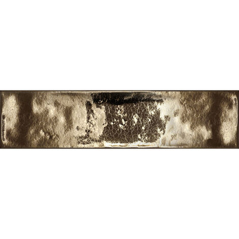 Carrelage mur effet zellige doré 6,5x26,6 cm CROMIA26 ORO (vendu par boite de 1m2)