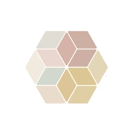 Carrelage sol / mur hexagonal coloré 17x15 cm MINIMA8.6 MULTI COLOR 1 MIN103M (vendu par boite de 0,57m2)