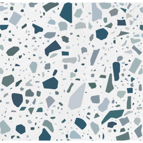 Eiffel Art Construction – Carrelage sol mural en grès cérame 18,6x18,6 cm – Multicolore terrazzo – Finition mate – Boîte de 0,45 m²