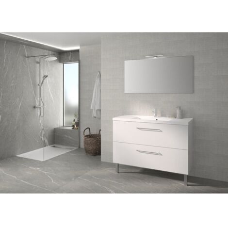 CAREA - Concept plan vasque + meuble tiroirs LUNEA 120 cm