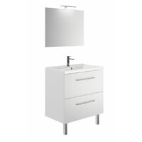 CAREA - Concept plan vasque + meuble tiroirs LUNEA 80 cm