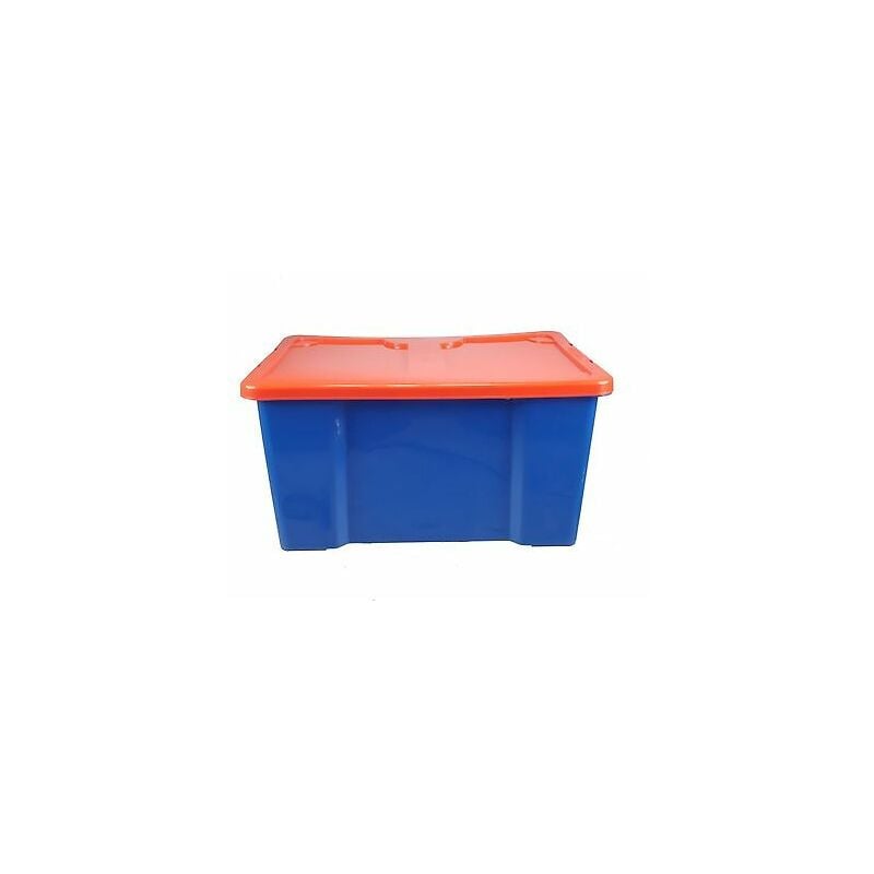 50L Large Size Plastic Storage Set Box Container Lid Colours Trendy