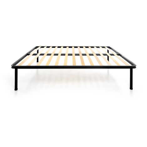 DolciSogni - Rete Ortopedica in Acciaio a Doghe per Letto Matrimoniale 160x190 cm con Barra Centrale di Rinforzo, Piedi da 35 cm, Altezza 40 cm, Alta Resistenza, Massima Stabilità - 100% Made in Italy