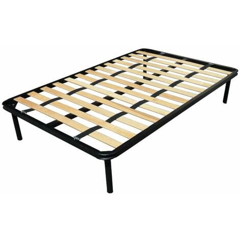 DOLCI SOGNI Rete Una Piazza e Mezza, Rete 120x190 per Letto una Piazza e  Mezza, Rete Ortopedica a Doghe in Legno con Struttura Letto 120x190 e 4  Piedi Smontabili, 100% Made in