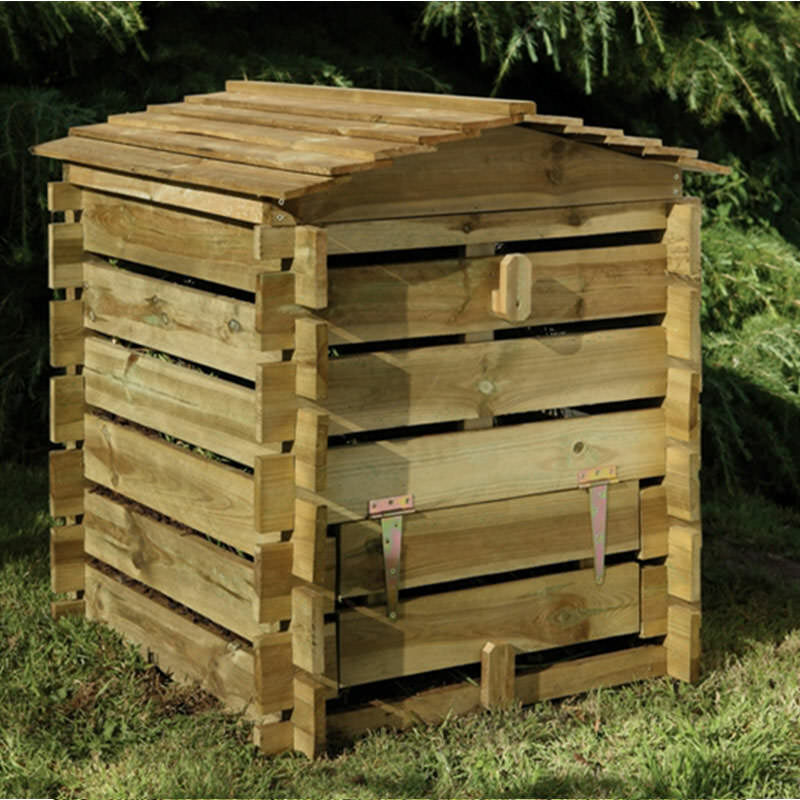 Kit composteur Thermo-Wood en polypropylène 600 L