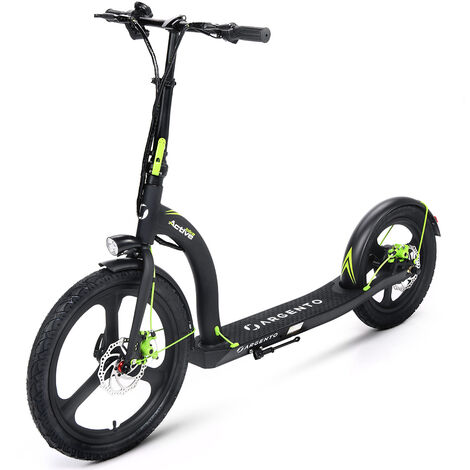 Vélo électrique hybride Argento - Active bike - moteur 350W vitesses réglables - Noir