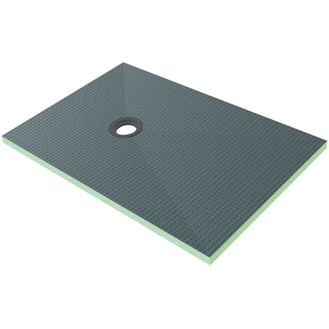 Piatto Doccia Pronto da Piastrellare in Estruso Rigida Polistirene Tagliabile Isolamento per Bagno Dimensione 90x120X4 cm