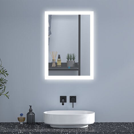 Specchio ingranditore d'appoggio con luce LED ONNO – EdilBagno™