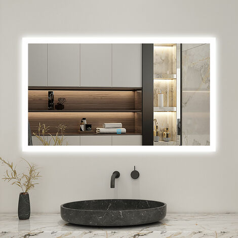 Specchio da parete lungo 180x72x3 cm Made in Italy Specchio lungo da parete  Specchio a muro Specchio da parete rettangolare - Biscottini - Idee regalo