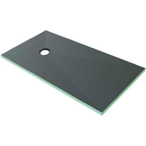 Piatto Doccia Pronto da Piastrellare in Estruso Rigida Polistirene Tagliabile Isolamento per Bagno Dimensione 90x180X4 cm