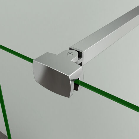 Barra Stabilizzatrice Per Box Doccia - Regolabile 70-120 Cm, Per Vetri Spessi 8-10 Mm, Acciaio Inox - Foto 9