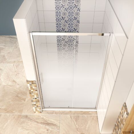 Box Doccia Nicchia 120x195 Cm - Vetro Satinato Anticalcare - Foto 9