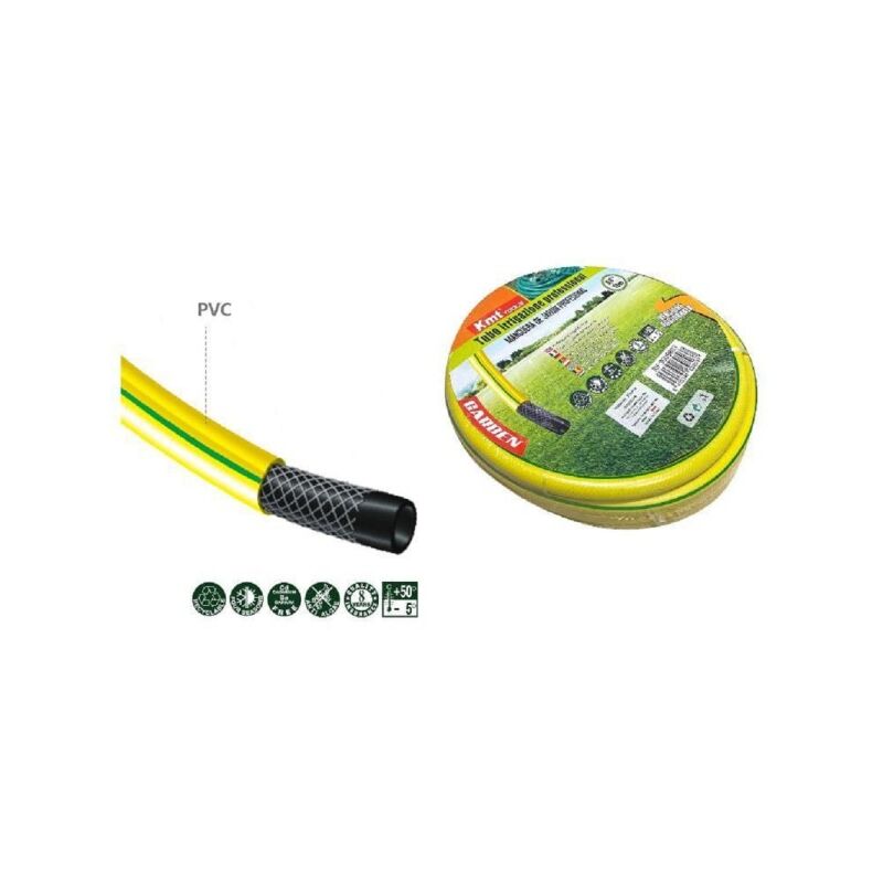 Trade Shop - Tubo Acqua Irrigazione Pvc Retinato Giardino Professionale ø  5/8 10 Mt 9009803