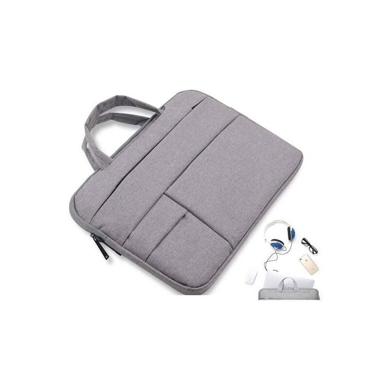 Borsa rigida da viaggio porta pc, tablet, tracolla, scomparti interni,  grigio Ravizzoni