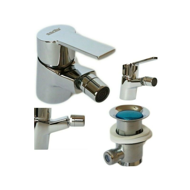 Trade Shop - Rubinetto Miscelatore Lavello Casa Bagno Lavabo Bidet Ottone  Cromato 69018