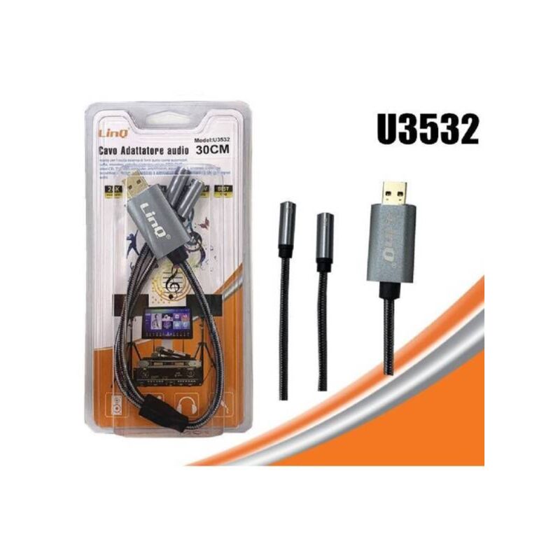 Vhbw adattatore AUX da USB tipo C a porta jack compatibile con