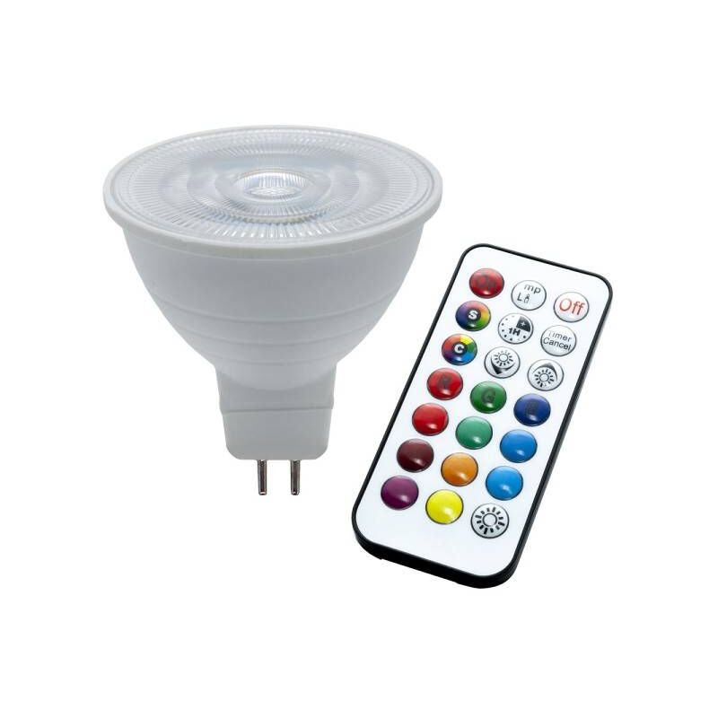 Trade Shop - Faretto Led Rgb+3000k 6w 12v Incasso 6cm Tondo Rgbw Effetti  Luce Colorata Barca Silver