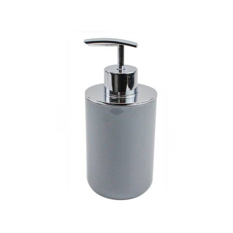 Trade Shop - Dispenser Porta Sapone Liquido Grigio Chiaro Per Ricambio  Accessori Bagno 69469