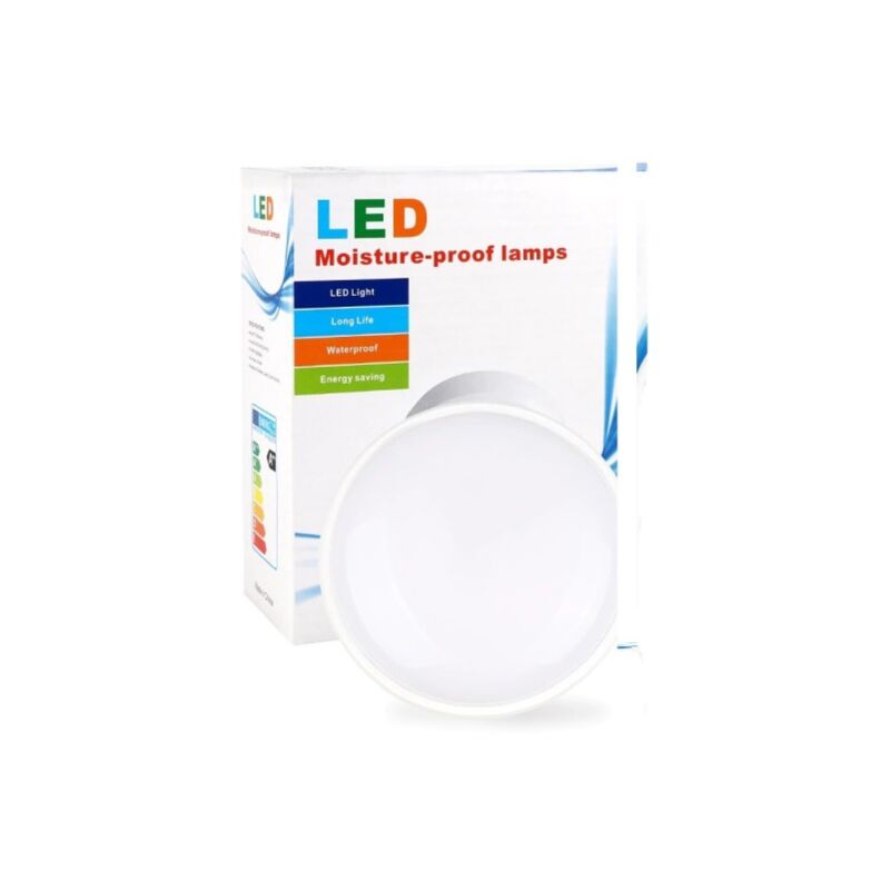 Trade Shop - Applique Plafoniera Led Lampada Tonda Tartaruga Esterno Interno  A Parete 15w