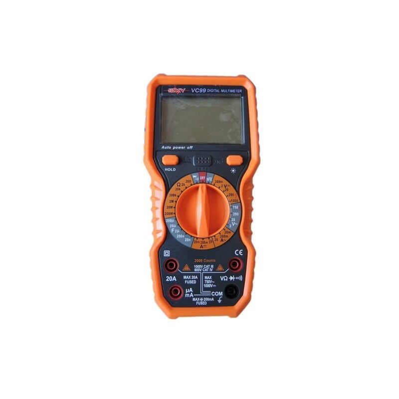 Tester elettrici Multimetro digitale 9999 Conta la corrente manuale e automatica per la produzione con Ohm Volt Amp per meccanico per elettricista