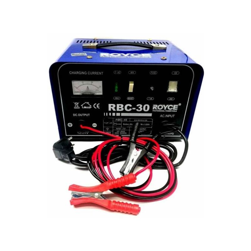 Trade Shop - Carica Batteria 12-24v 30a Auto Moto Camper Barca  Caricabatterie Portatile