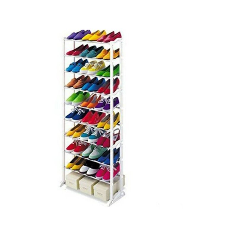 Trade Shop - Scarpiera Componibile 30 Paia Di Scarpe Salvaspazio Scaffale  Shoes Rack Amazing