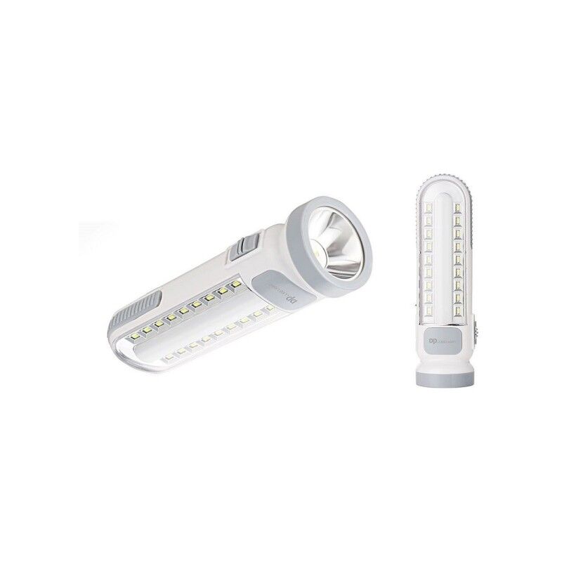 Trade Shop - Lampada Portatile Ricaricabile Torcia Led Emergenza Lavoro  Garage Dp-7102