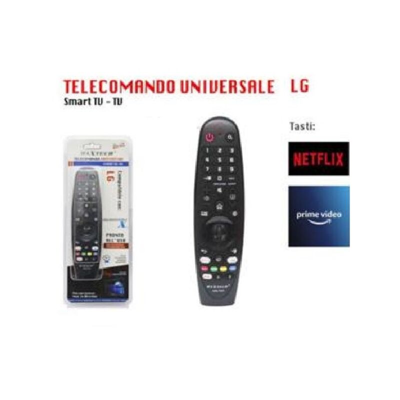 (Confezione da 2) Telecomando Universale per TV LG, Telecomando Sostitutivo  per TV LG Smart LCD LED 4K, Pulsante Netflix Prime-Video