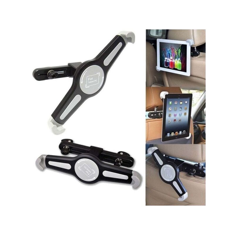 Trade Shop - Supporto Universale Per Tablet Auto Da Poggiatesta Stand Porta  Tablet Rotazione