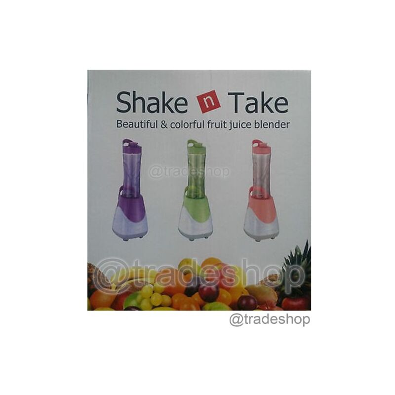 Trade Shop - Frullatore Frutta Frulla Shake N Take Frappe Milkshake Gelato  Fitness Palestra