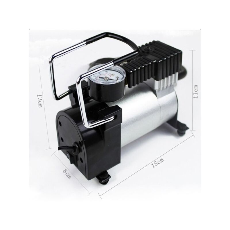 Mini Compressore Portatile 12v 150psi Manometro Incorporato Kit Bucatura