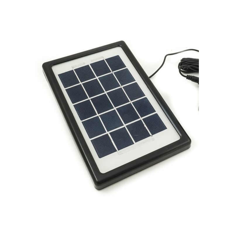 Trade Shop - Faro Faretto 30 Led Energia Solare Pannello Batteria  Ricaricabile Ip65 3w 5v