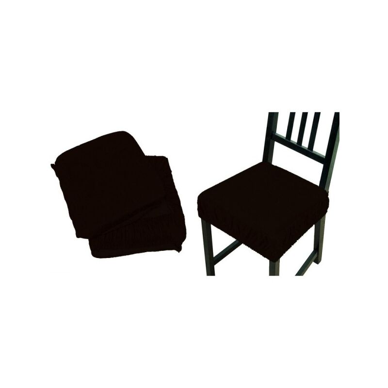 Cuscino sedia SFODERABILE fascia ELASTICA coprisedia sedie cucina VARI  COLORI