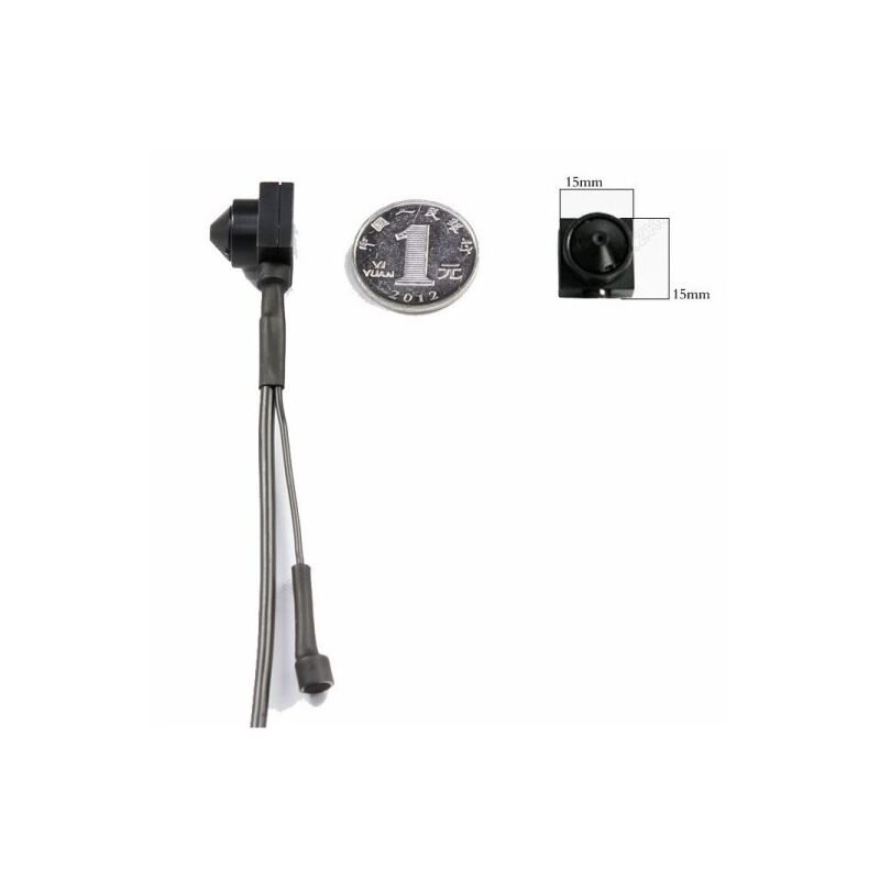 Trade Shop - Micro Telecamera Camera Spia Spy Colori Microfono Integrato  Microcamera Zk-202e
