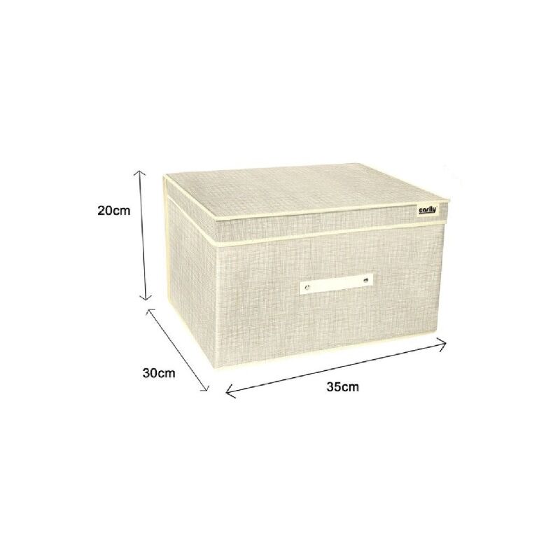 Trade Shop - Scatola Box Salvaspazio Portatutto Contenitore Armadi Organizer  60x50x40cm 53030