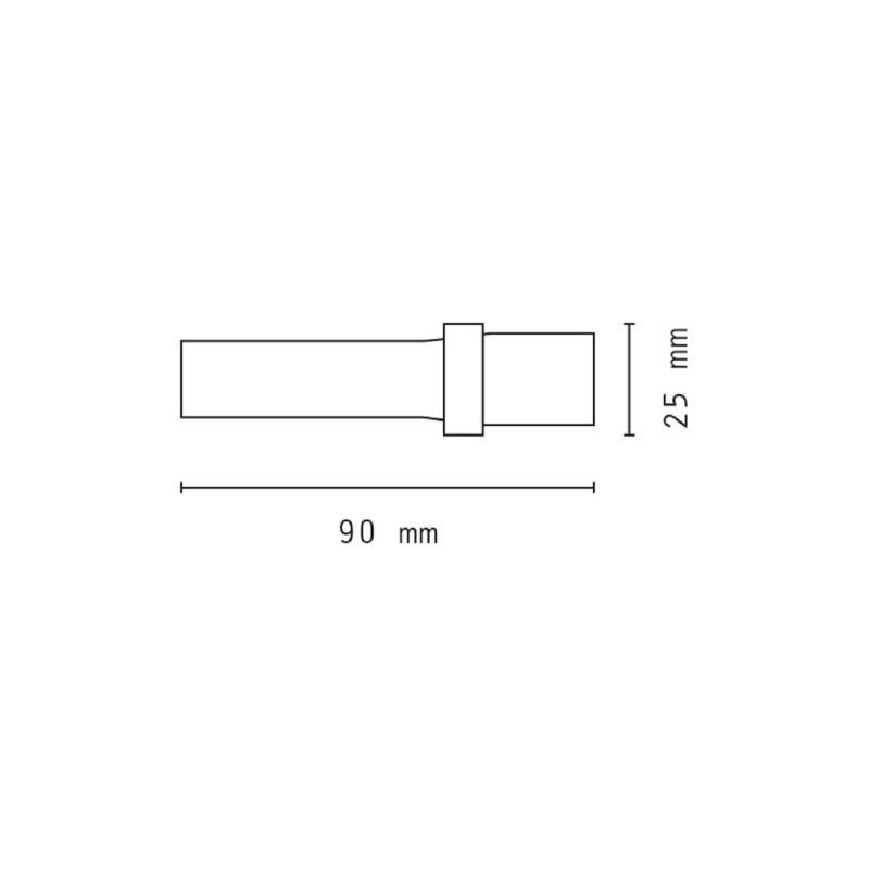 MINI TORCIA LED 90MM ALLUMINIO ESCURSIONI TASCABILE PORTATILE DT-2087