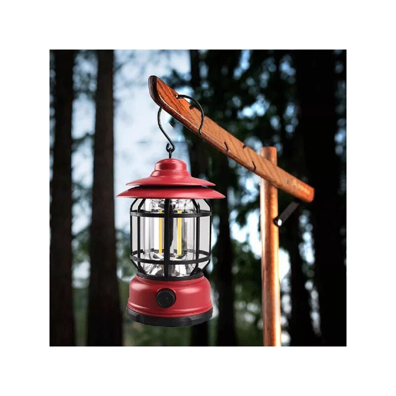 LAMPADA LUCE EMERGENZA RICARICABILE LED 24W TX-8079 LANTERNA CAMPEGGIO