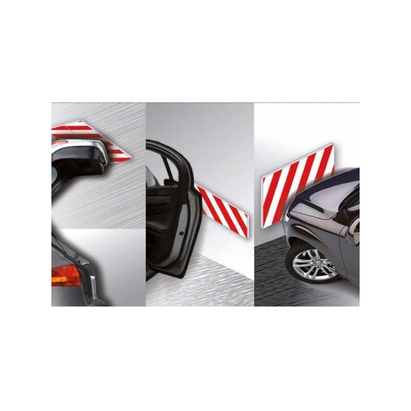 Trade Shop - Set 2 Pannelli Adesivi Antiurto Per Garage Box Protezione  Paraurti Auto 24x50cm