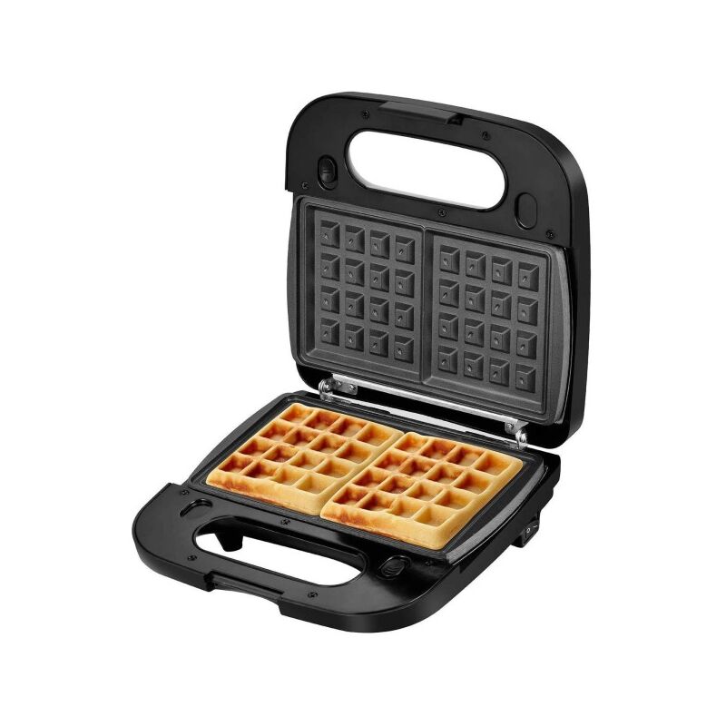 Trade Shop - Bistecchiera Elettrica Multi Grill Per Panini Waffle 500 Watt  Doppia Piastra