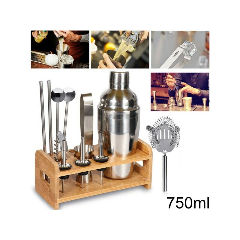 Cocktail Set per la preparazione di cocktail 13pcs Set di bar 750ml