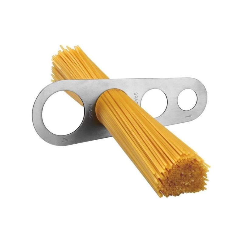 Trade Shop - Dosatore Misura Porzioni Pasta Spaghetti Acciaio 1- 4 Persone  Accessori Cucina