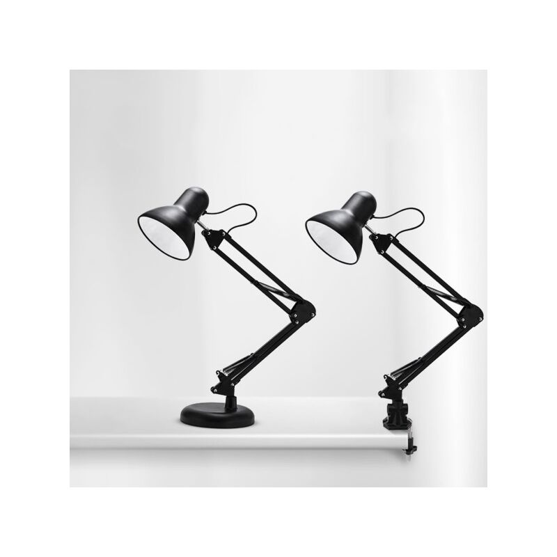 Trade Shop - Lampada Da Tavolo Con Morsetto Orientabile X Estetista  Snodabile E27 Colori 60w