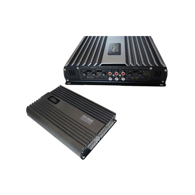 Trade Shop - Amplificatore Auto Stereo Hifi Audio 4 Canali 4ch Potenza  3200w Watt 12v Ctc-m668