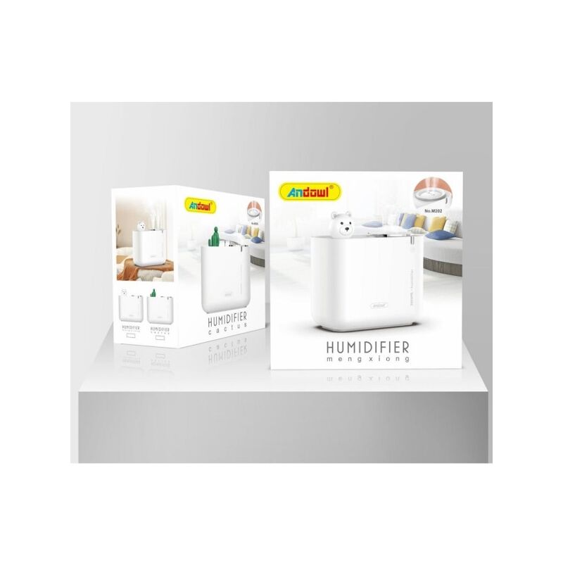 Trade Shop - Umidificatore Diffusore Aromi Ad Ultrasuoni Aromaterapia Con  Luce Notturna M202