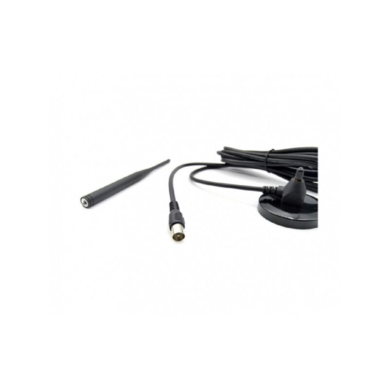 Trade Shop - Antenna Di Segnale Tv Per Interni 1080p Base Magnetica Con  Cavo Coassiale Q-a162