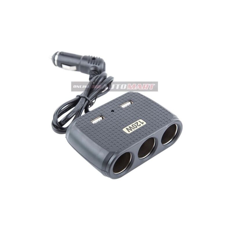 Sdoppiatore presa accendisigari Auto Camper Camion USB Duo 3+1 12/24V  doppiatore