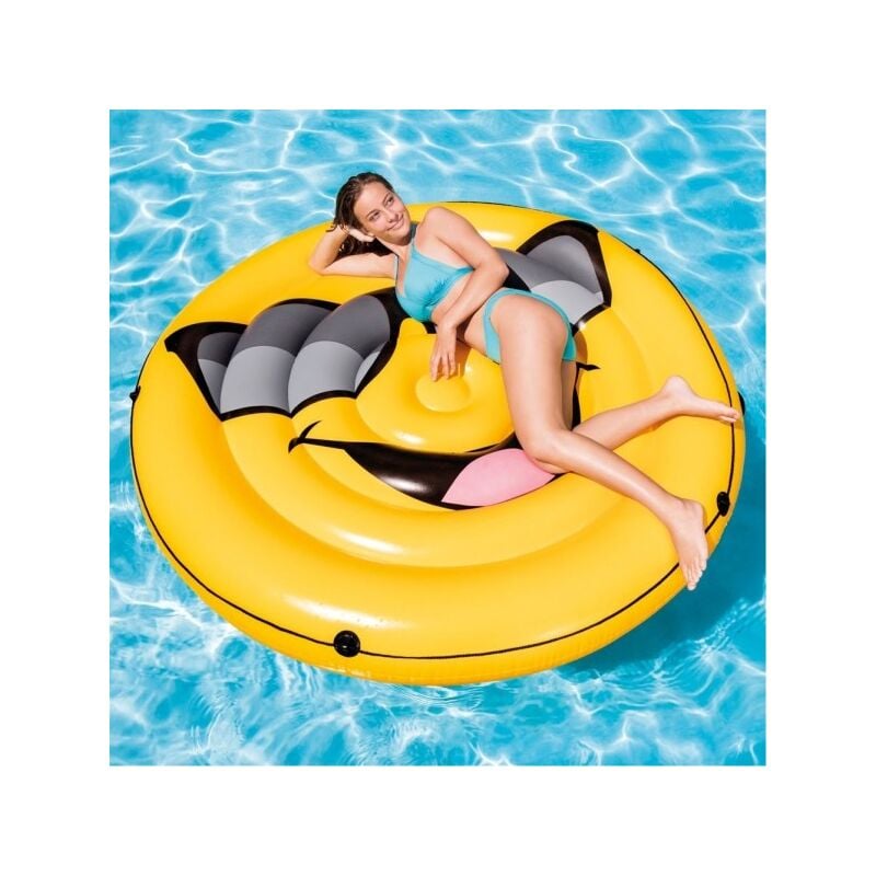 TrAdE shop Traesio® - Emoticon Smile Gonfiabile Gigante Intex Isola  Materassino Mare Piscina 173cm - ePrice