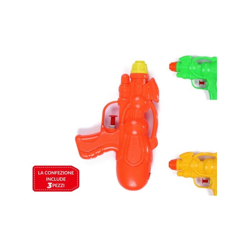 Trade Shop - 3 Pz Pistola Ad Acqua Giocattoli Gioco Per Bambini
